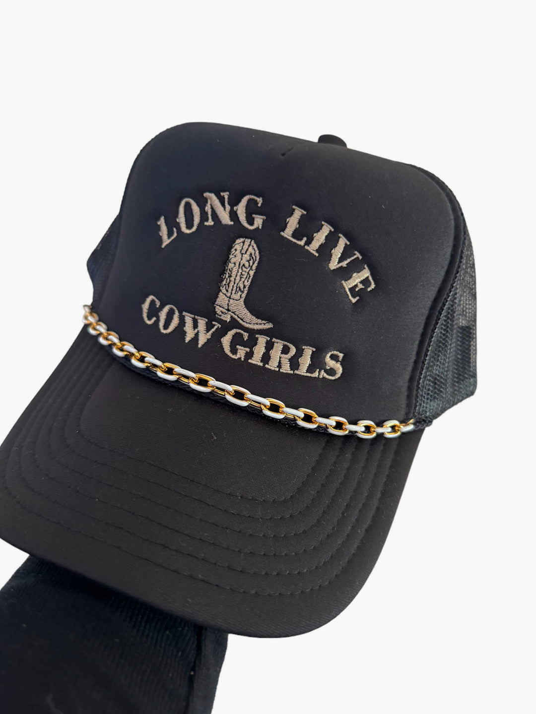 Long Live Cowgirls Chain Trucker Hat - Back in Stock