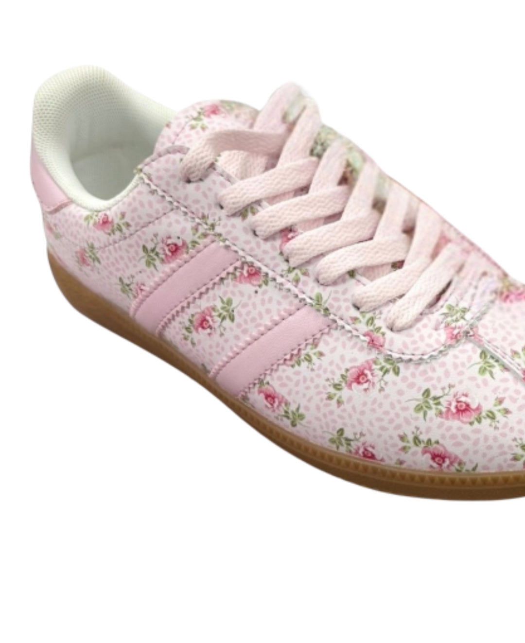 Shabby Floral Chic Sneakers-Light Pink-PREORDER