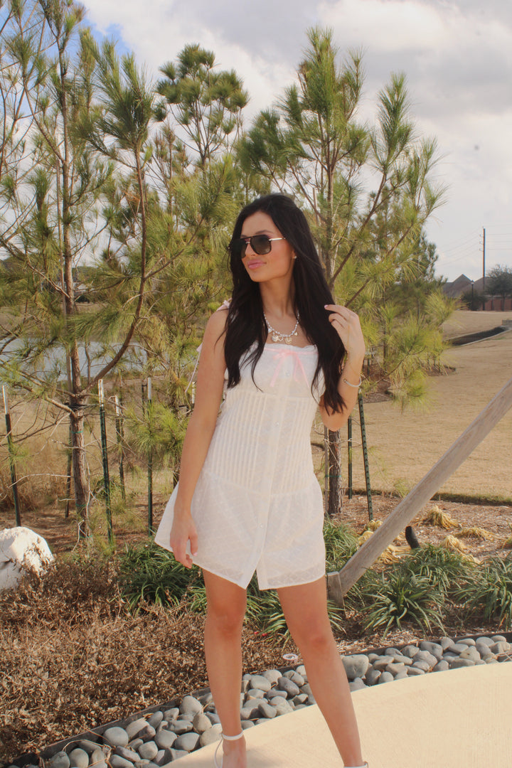 Abigail Dress-White