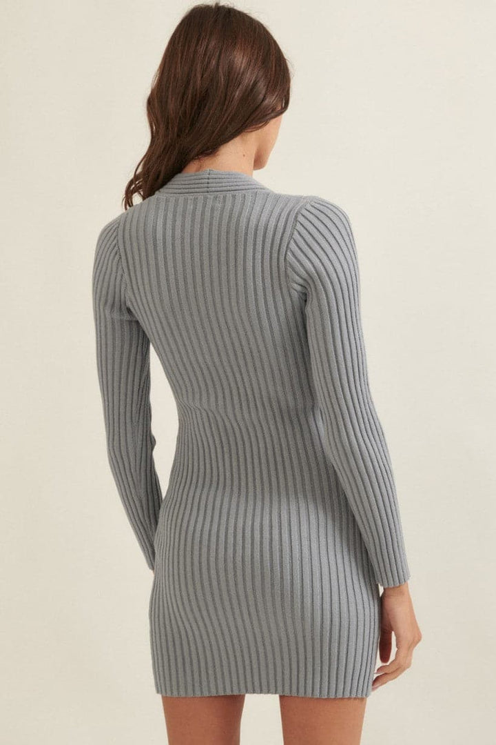 Ash Blue Sweater Dress