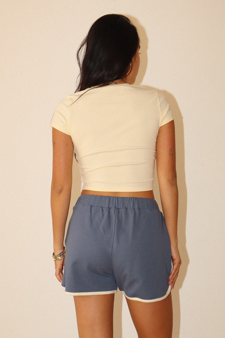 Postcards From Amafi Tee-Custard
