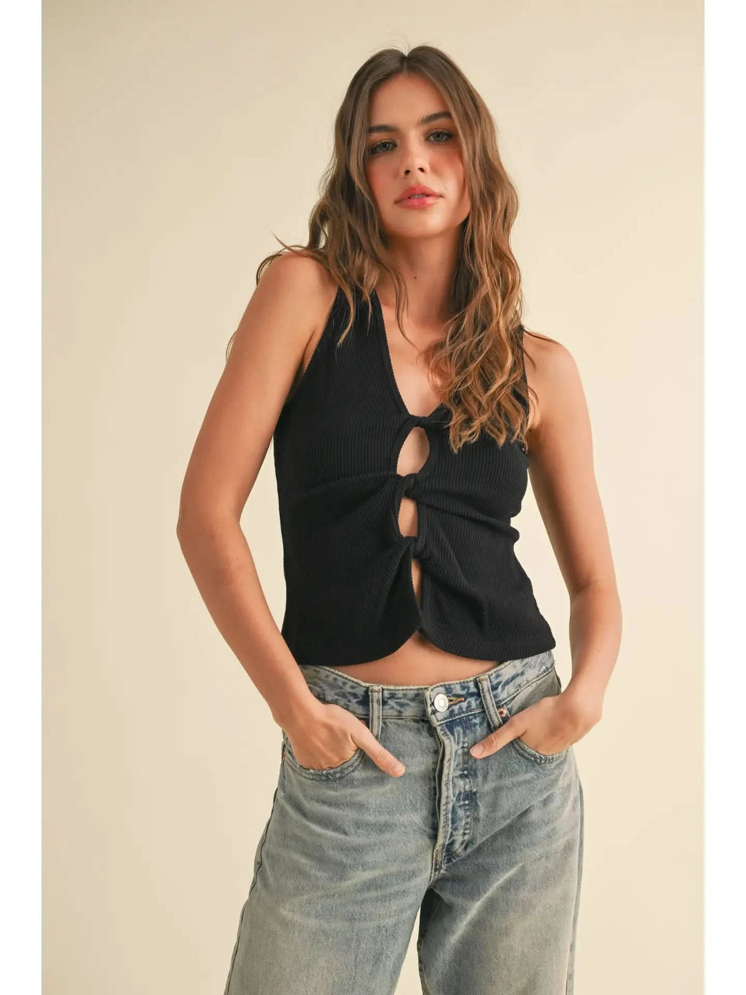 Twisted Tank-Black