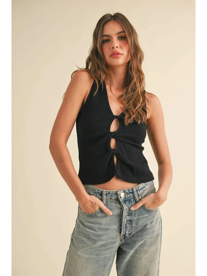 Twisted Tank-Black